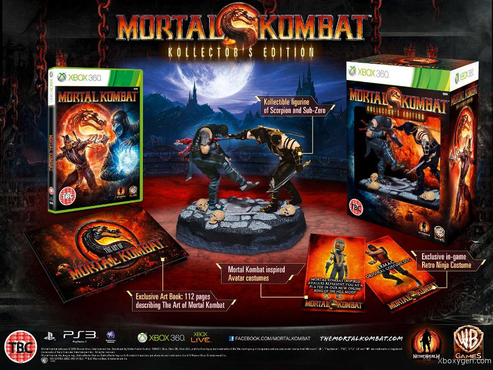 [Images] Le collector de Mortal Kombat illustré