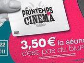 Printemps Cinéma dimanche mardi mars, billet 3,50€