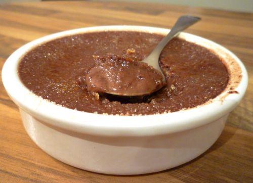 Crèmes brulées au chocolat