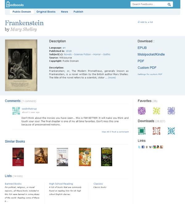 Feedbooks parie sur un large catalogue et une diffusion sur mobile