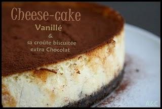 Cheesecake choco' vanille qui croustille