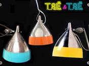 two-coloured cornette lamp