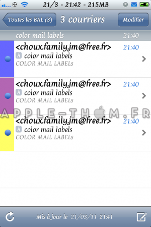 COLOR MAIL LABELS mettez de la couleur dans votre boite mail