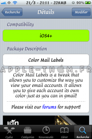 color mail labels