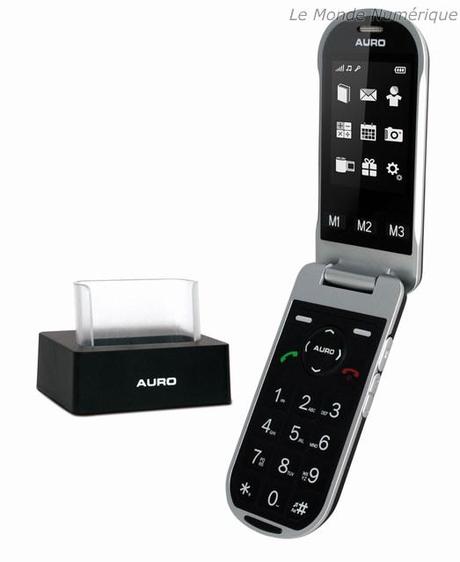 Nouveaux mobiles pour les séniors, Auro M451 à clapet et M401 coulissant