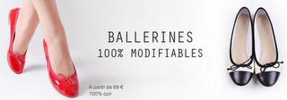 Des ballerines 100% customisables