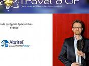 Travel d’or 2011, Abritel HomeAway meilleur spécialiste France internautes professionnels Tourisme.
