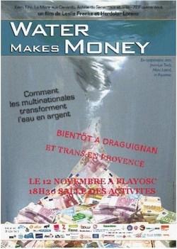 L’eau n’est pas une marchandise comme une autre