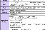 specs1 160x105 Les Samsung Galaxy Tab 8.9 et 10.1 officielles !