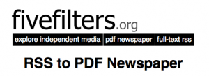 FiveFilters 300x109 6 services en ligne pour convertir vos flux dinformations rss en fichiers pdf