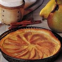 Tarte aux poires et au fromage de brebis