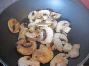 cuisson des champignons