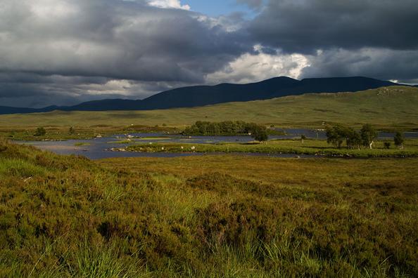 Lochan Na Achlaise, Loch Ba, Rannoch, le Mont noir