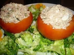 Tomates farcis au thon – de Ktya