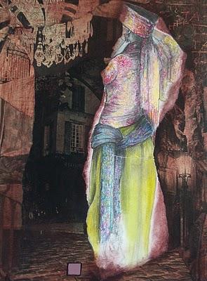 Collage, pastel ... et Baudelaire