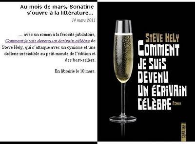 Dans les librairies depuis quelques jours: quelques SONATINES prometteurs