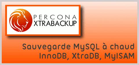 percona xtrabackup Percona Xtrabackup   Sauvegarde à chaud de base de données MySQL