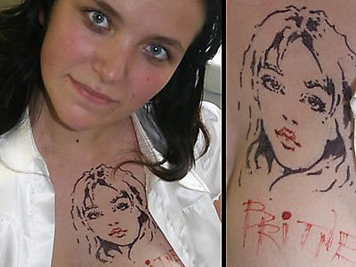 Les tatouages des fans de Britney Spears !