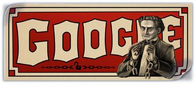 Evènement: Google fêtes les 137 ans de Harry Houdini