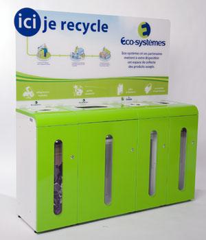 DEEE - Eco-système - dispositif de collecte en apport volontaire - ici je recycle