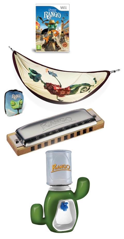 Concours Rango : jeux vidéos, hamacs, fontaines à eau et harmonica à gagner