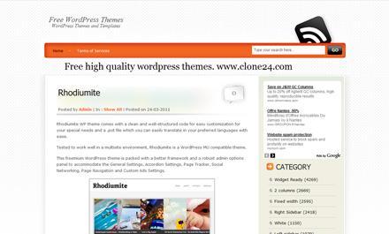 worpress08 Top 10 Atelier Du Net : 10 sites avec les plus beaux thèmes Wordpress gratuits