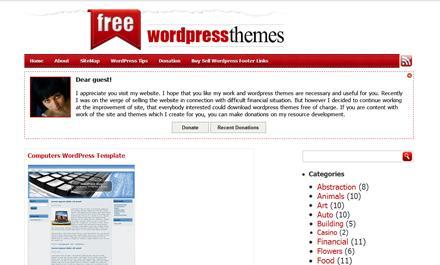 worpress061 Top 10 Atelier Du Net : 10 sites avec les plus beaux thèmes Wordpress gratuits
