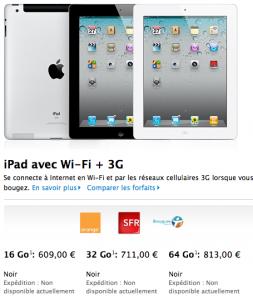 L’Apple Store en ligne liste les iPad 2, commandes possibles pour les accessoires [Màj]