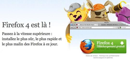 firefox 4 ie 9 540x253 Firefox 4 fait mieux quIE 9 le jour de son lancement
