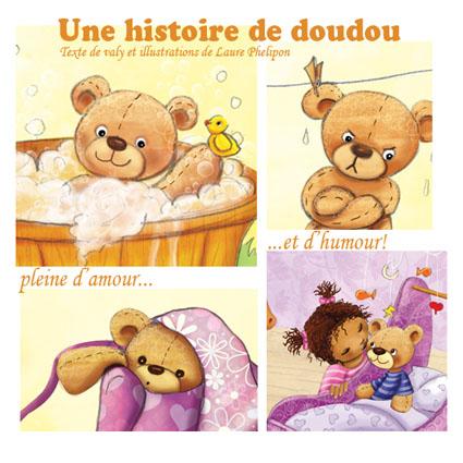 Illustrations pour une histoire de doudou