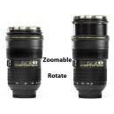 Tasse à café design Objectif appareil photo Nikon24-70mm alu et Zoomable