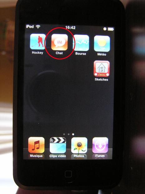 iChat iPod Touch, existe même plus
