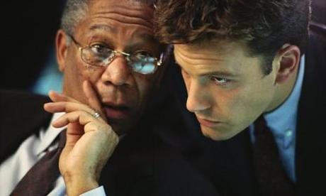 Morgan Freeman et Ben Affleck dans La Somme de toutes les peurs