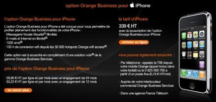 Orange Business pour iPhone