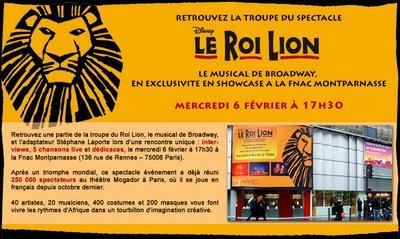Lion showcase Fnac Montparnasse