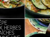 Crêpes… mais légumes…