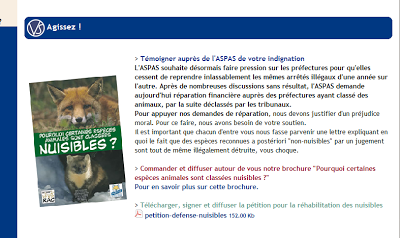 Association pour la Protection des Animaux Sauvages (ASPAS) : les outils de l'action collective