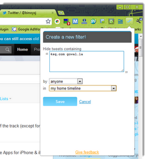Slipstream pour Twitter.com