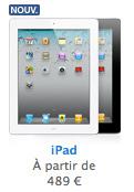 iPad 2 : les commandes sont ouvertes sur le Store !
