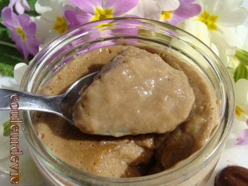 Trois variantes autour d’une crème au lait de soja (chocolat, vanille, café)