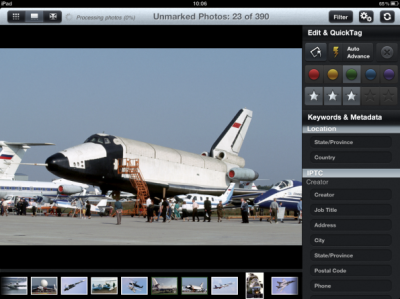 Logiciel : Lightroom 3 sur votre iPad