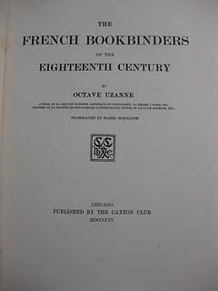 Plaisir de Bibliophile: les ouvrages de documentation.