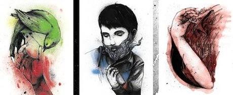 SANG D’ENCRE // CONCERT POSTERS – 6 avril 2011 – Le Cercle