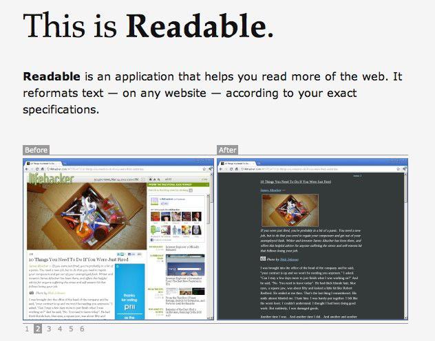 Readable : un clone de Readability gratuit