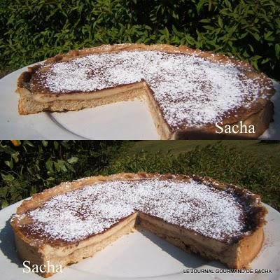 Tarte et  panna cotta  tout  spéculoos