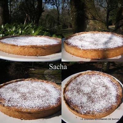 Tarte et  panna cotta  tout  spéculoos