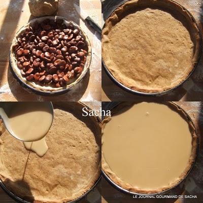 Tarte et  panna cotta  tout  spéculoos