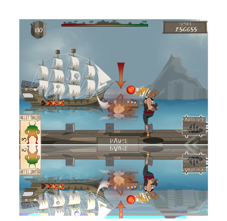 screen1 1 Concours: 5 licences à gagner pour Pirate Cannon Siege sur iPhone:iPad