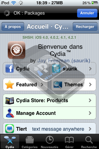 [Cydia] Cydia passe en fameuse version 1.1