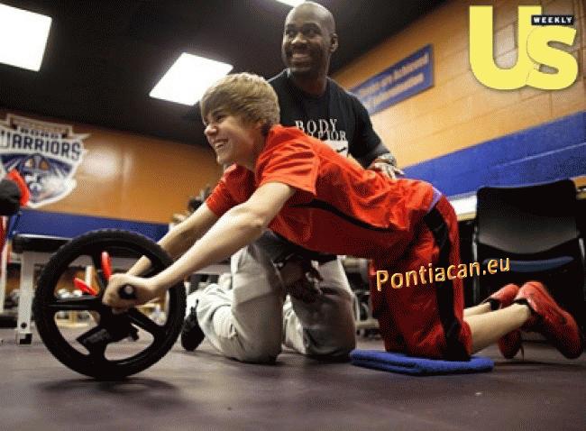 Justin Bieber : Dur, dur l'entrainement physique !